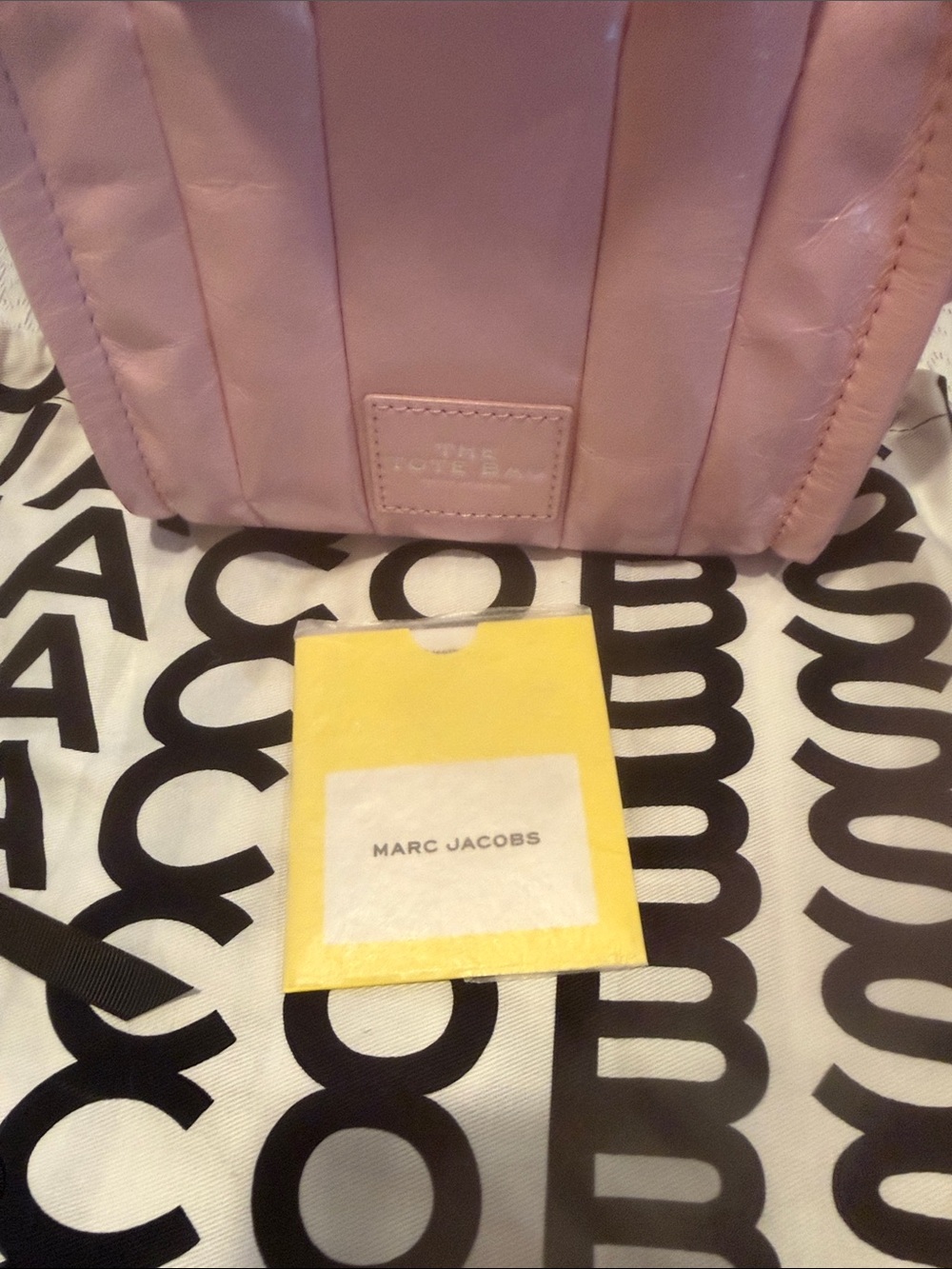 Marc Jacobs Glossy Light Pink Mini Tote - Picture 4 of 4